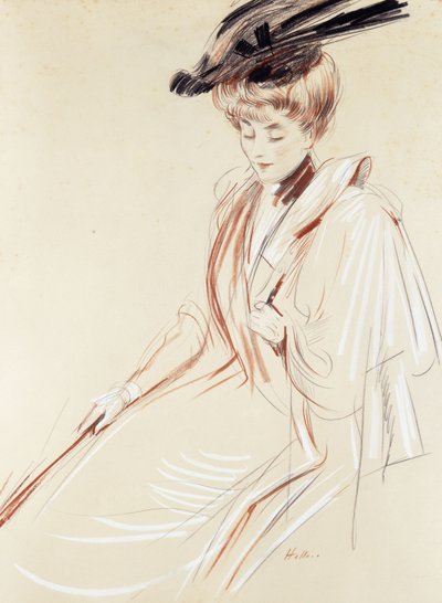 Portrait of a Lady by Paul Cesar Helleu