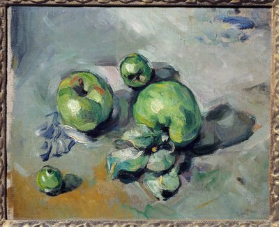 Green apples by Paul Cézanne