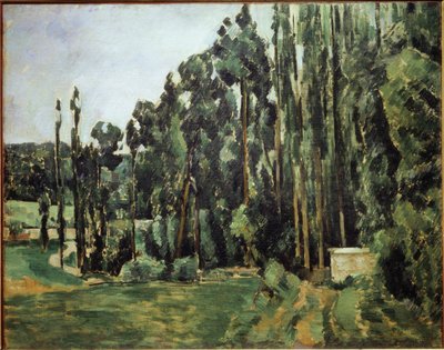 Poplars by Paul Cézanne