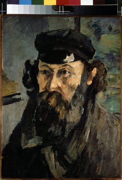 Self-portrait with the hat by Paul Cézanne