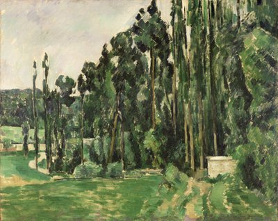 The Poplars, c.1879-82 by Paul Cézanne