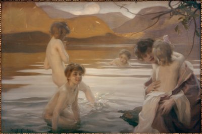 First Bath by Paul Chabas