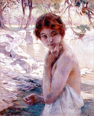 Girl by a Stream by Paul Chabas