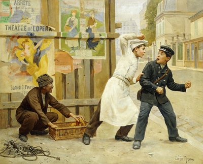 The Diversion by Paul Charles Chocarne Moreau