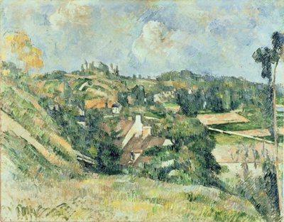 Auvers-sur-Oise, Seen from the Val Harme, 1879-82 by Paul Cézanne