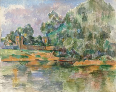 Banks of the Seine at Médan by Paul Cézanne