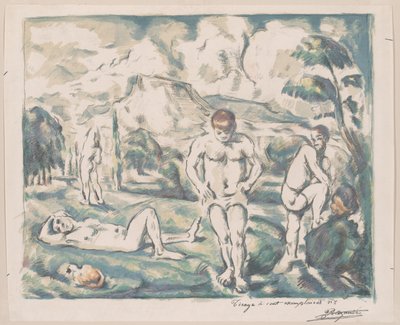 Bathers by Paul Cézanne