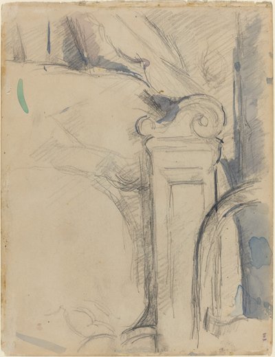 Bedpost by Paul Cézanne