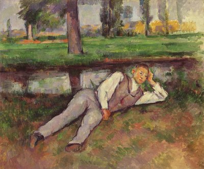 Boy Resting by Paul Cézanne