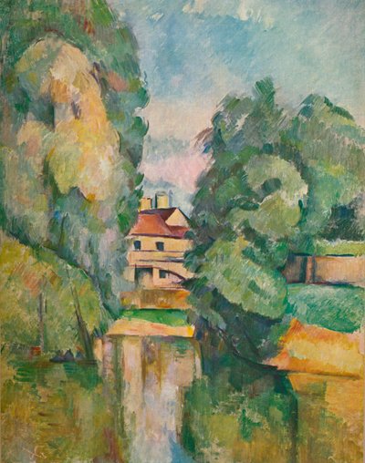 Country House by a River, c. 1890 by Paul Cézanne