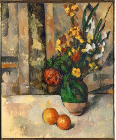 Cézanne, Vase with Apples by Paul Cézanne