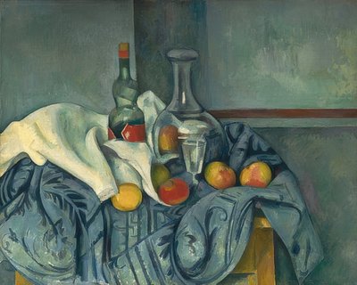 The Peppermint Bottle. 1893/95 by Paul Cézanne