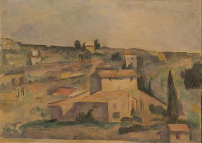 Landscape near Bellevue by Paul Cézanne