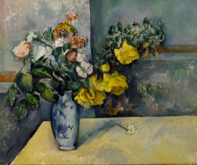 Flowers in a Vase by Paul Cézanne