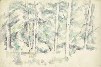 Forest by Paul Cézanne