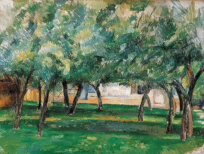 Farmhouse in Normandy. c1885-86 by Paul Cézanne