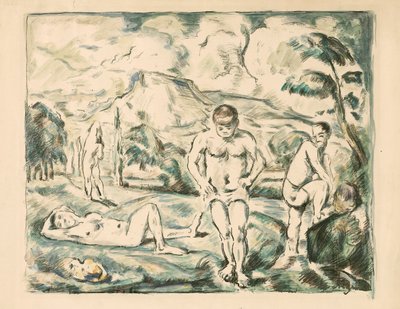 Large Bathers by Paul Cézanne