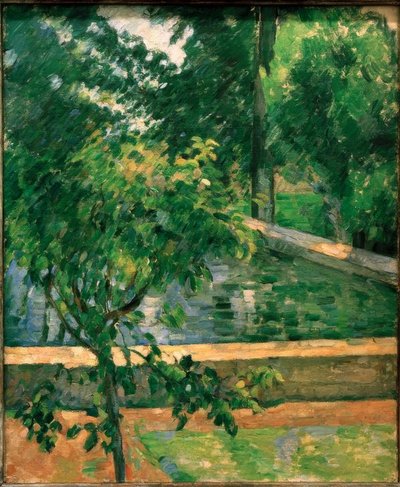 The Basin of Jas de Bouffan by Paul Cézanne