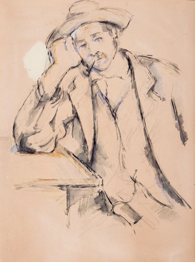 Leaning Smoker by Paul Cézanne