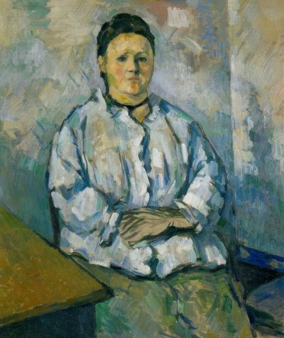 Madame Cézanne Seated by Paul Cézanne