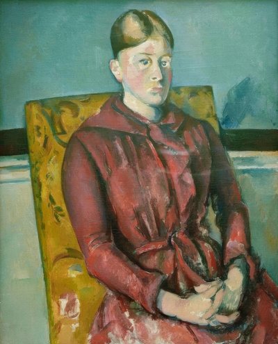 Madame Cézanne in a Yellow Chair by Paul Cézanne