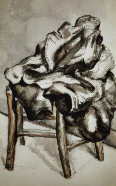 Coat on a Chair by Paul Cézanne