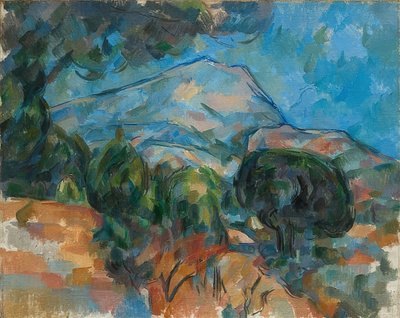 Mount Sainte-Victoire. Around 1904 by Paul Cézanne