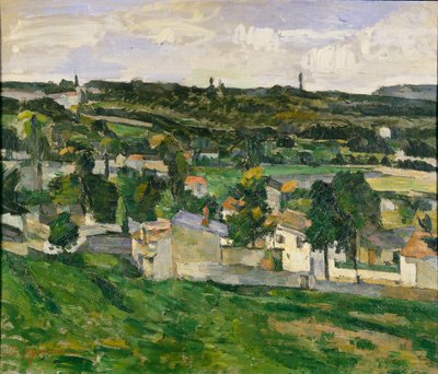 Near Auvers-sur-Oise by Paul Cézanne