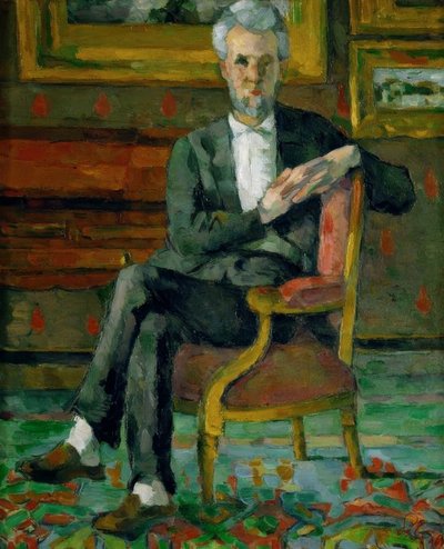 Portrait of Chocquet by Paul Cézanne