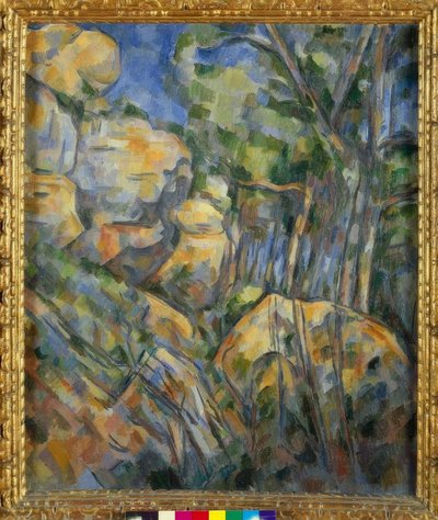 Rocks Near the Caves Above Château-Noir by Paul Cézanne