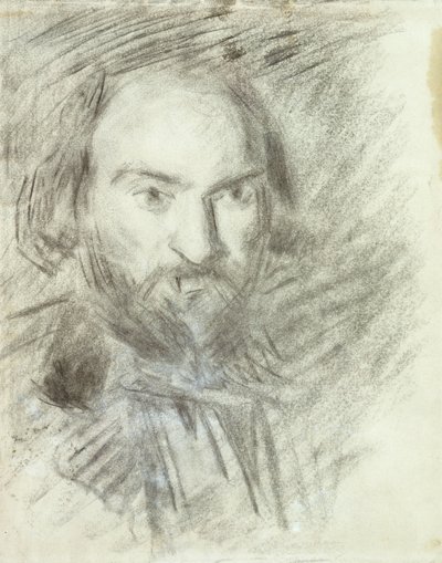 Self-portrait, c.1874 by Paul Cézanne
