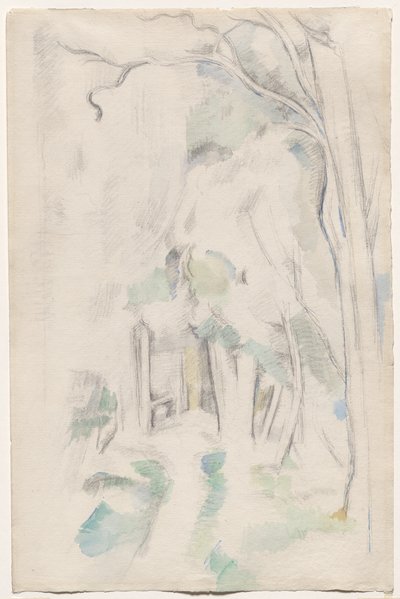 Forest Path by Paul Cézanne