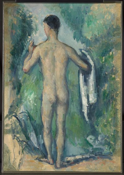 Standing Bather, Seen from the Back by Paul Cézanne