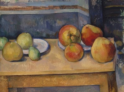 Still Life with Apples and Pears. Around 1891-92 by Paul Cézanne