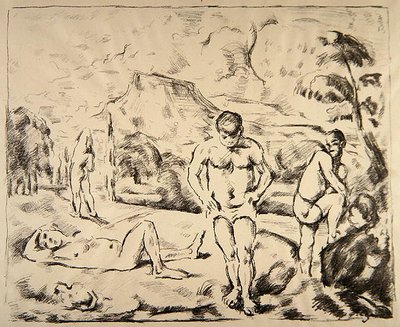 The Bathers, c.1898 by Paul Cézanne