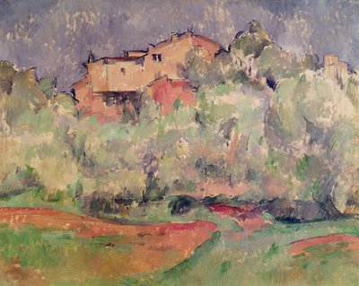 The House at Bellevue by Paul Cézanne