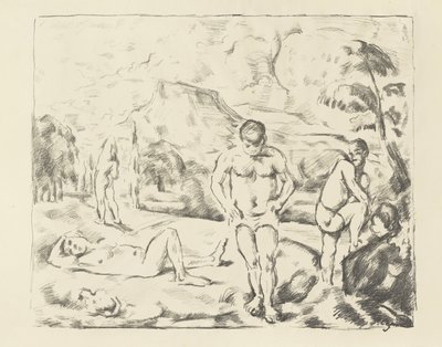 The Large Bathers, 1896-97 by Paul Cézanne