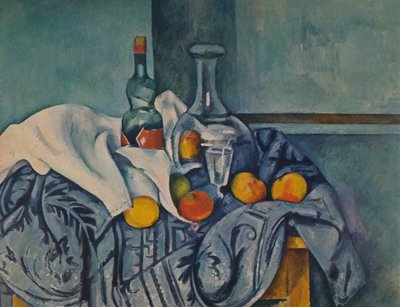 The Peppermint Bottle by Paul Cézanne