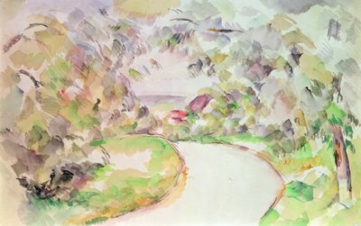 The Winding Road by Paul Cézanne