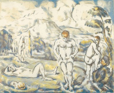 The bathers by Paul Cézanne