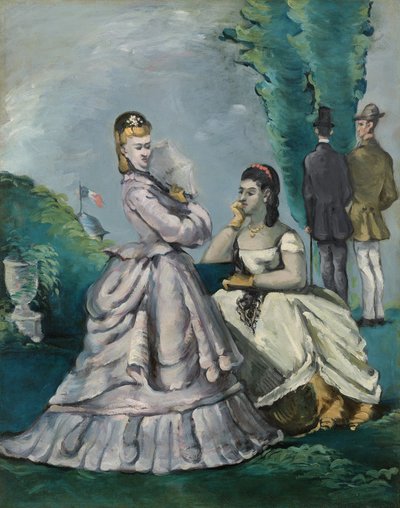 The Conversation, 1870-71 by Paul Cézanne