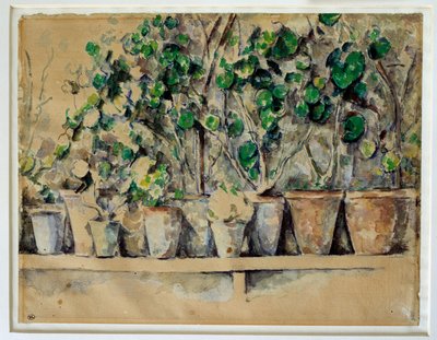 The Flower Pots by Paul Cézanne