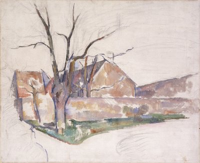 Winter Landscape by Paul Cézanne