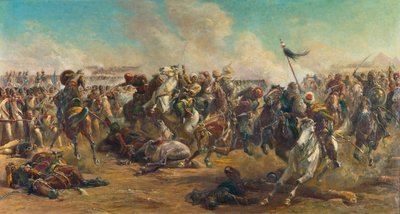 The Battle of the Pyramids by Paul Dominique Philippoteaux