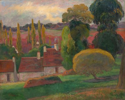 A Farm in Brittany by Paul Gauguin