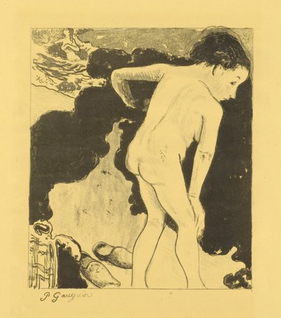 Bathers in Brittany by Paul Gauguin