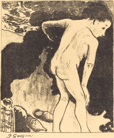 Bathers in Brittany, 1889 by Paul Gauguin