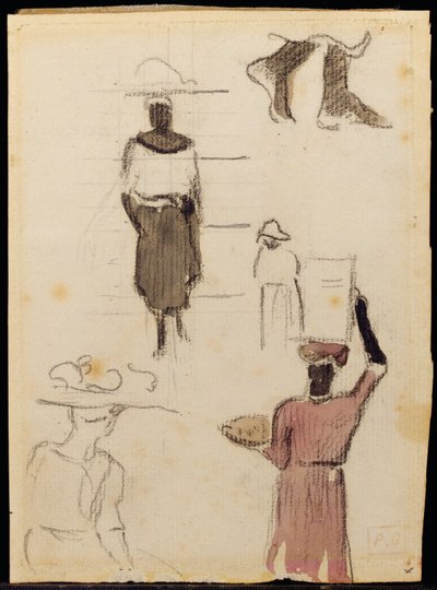 Martiniquais Sketches by Paul Gauguin