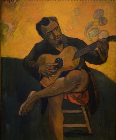 The Guitar Player by Paul Gauguin