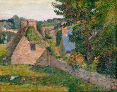 Field near Derout-Lollichon. 1886 by Paul Gauguin